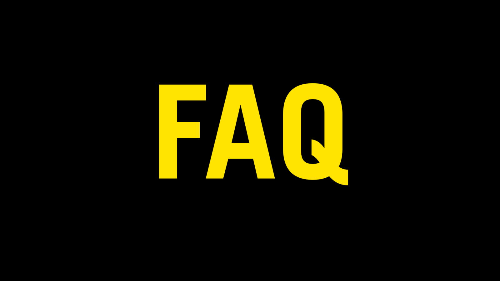FAQ