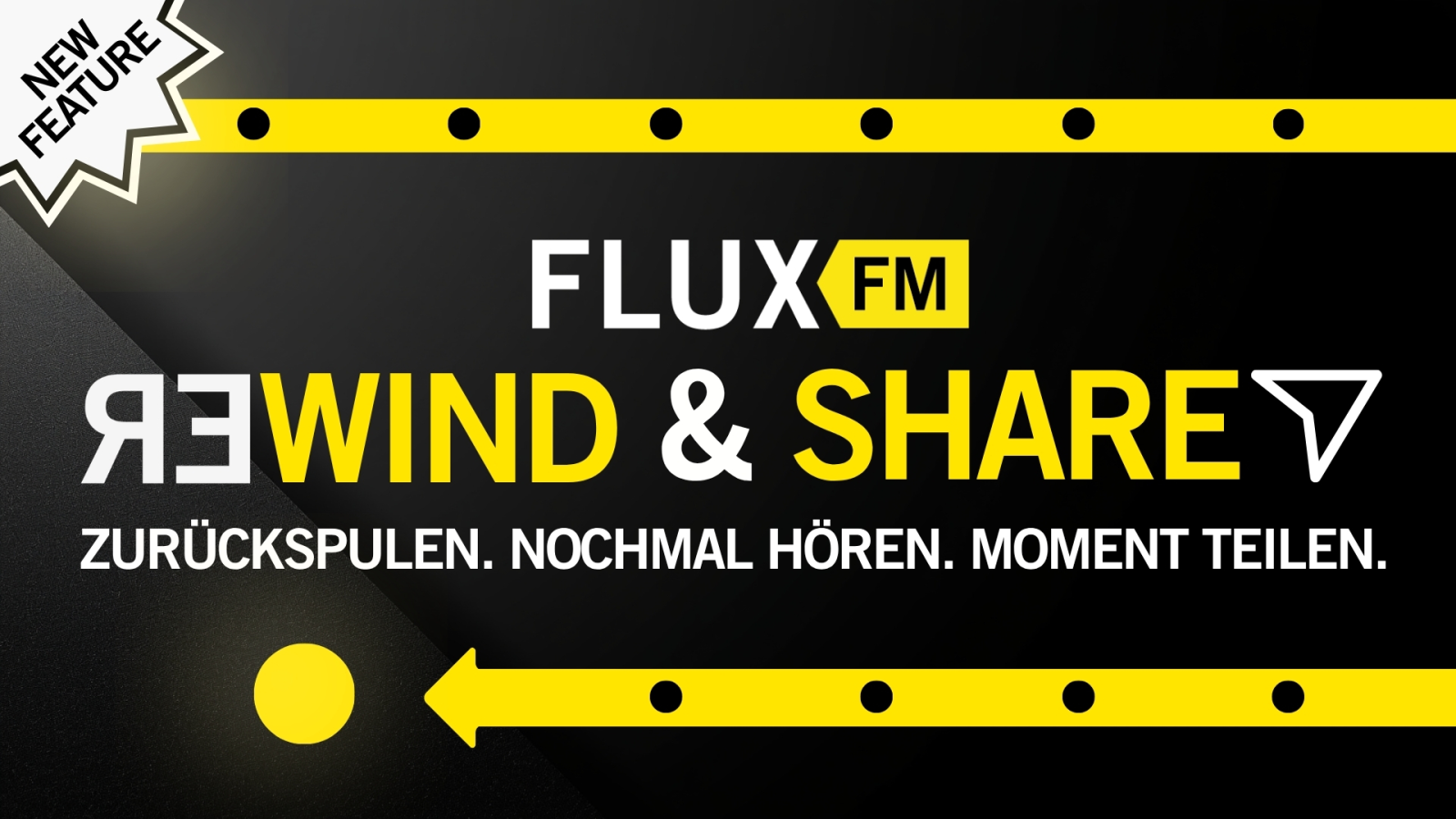 Hört und teilt eure Lieblingsmomente aus dem FluxFM Livestream! | Rewind & Share