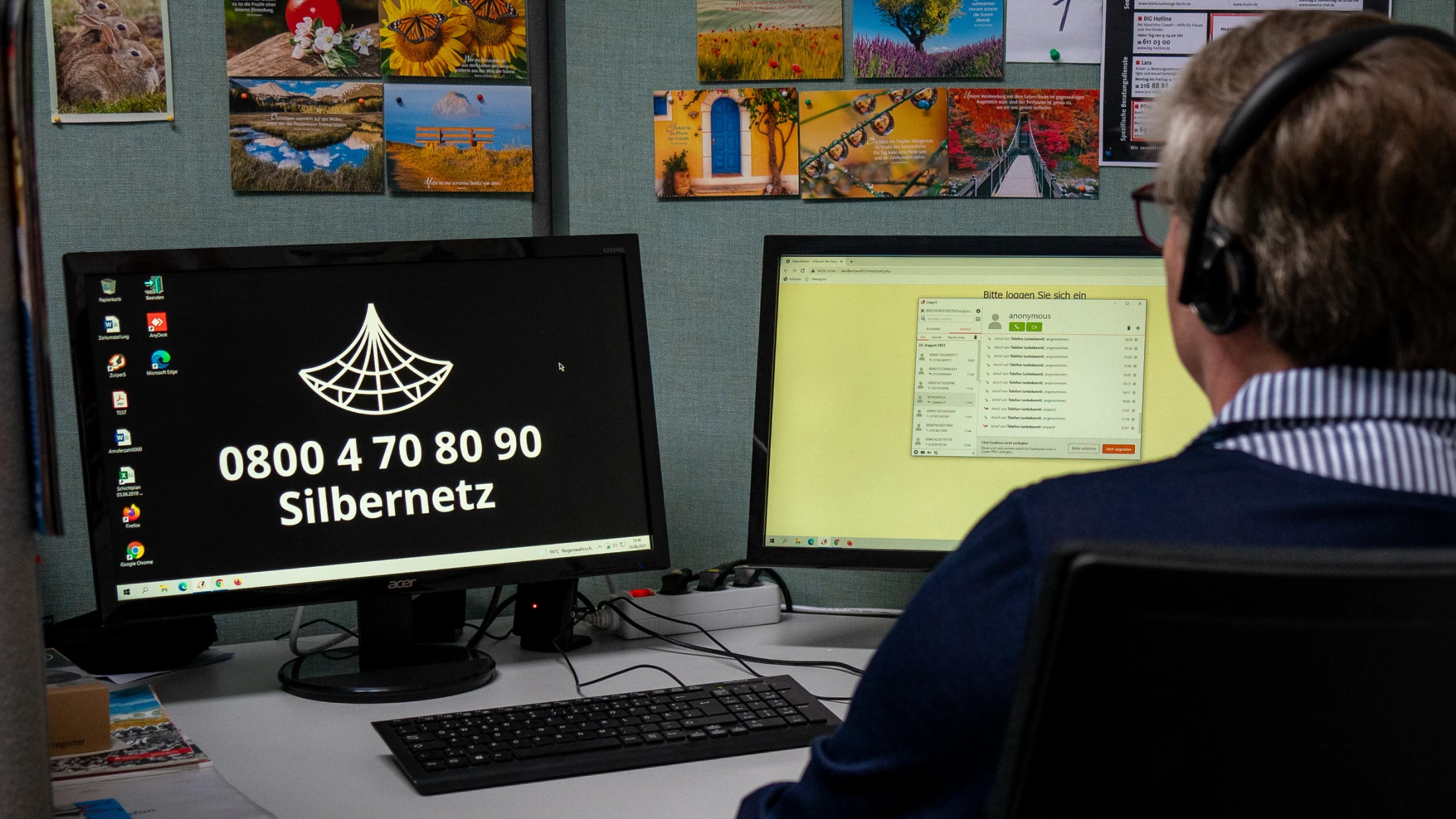 © Silbernetz / Paul Schaerf © Silbernetz / Paul Schaerf