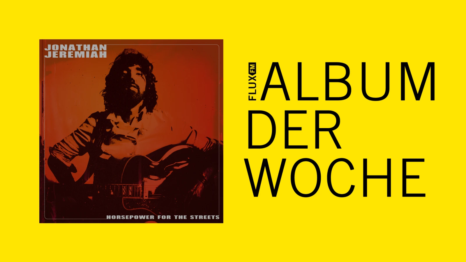 Jonathan Jeremiah - "Horsepower For The Streets" | Album der Woche Jonathan Jeremiah - "Horsepower For The Streets" | Album der Woche