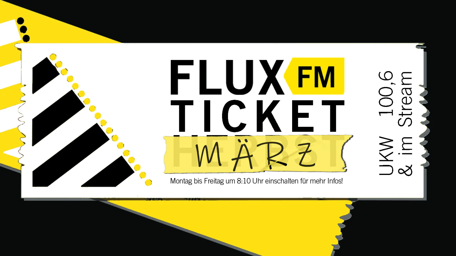 FluxFM Ticketmärz | Tickets for free, © Constaze Kaul und Sophie Euler