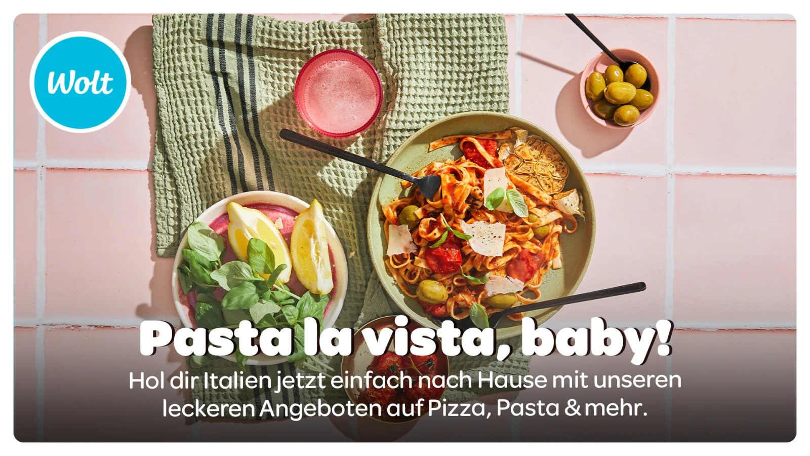FluxFM PASTA LA VISTA! präsentiert von Wolt | Gewinnt 100 € Gutscheine FluxFM PASTA LA VISTA! präsentiert von Wolt | Gewinnt 100 € Gutscheine