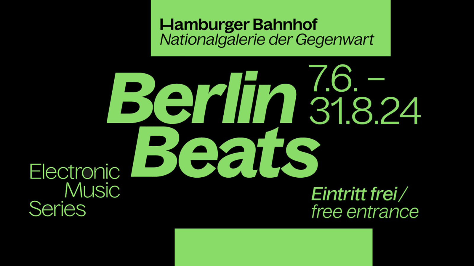 Berlin Beats | Hamburger Bahnhof , © Hamburger Bahnhof