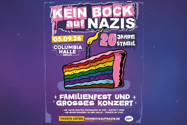 Kein Bock Auf Nazis - 20 Jahre Stabil | Konzert 2026 Kein Bock Auf Nazis - 20 Jahre Stabil | Konzert 2026