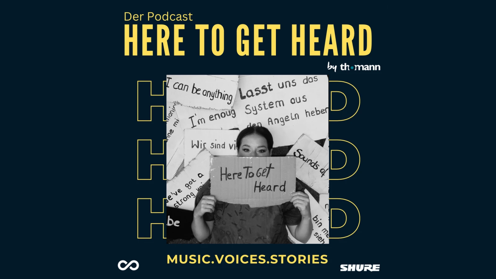 HERE TO GET HEARD – Der Musikpodcast, © Thomann HERE TO GET HEARD – Der Musikpodcast, © Thomann