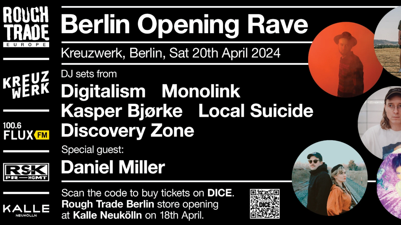 Rough Trade | Berlin Opening Rave, © Pressebild Rough Trade | Berlin Opening Rave, © Pressebild