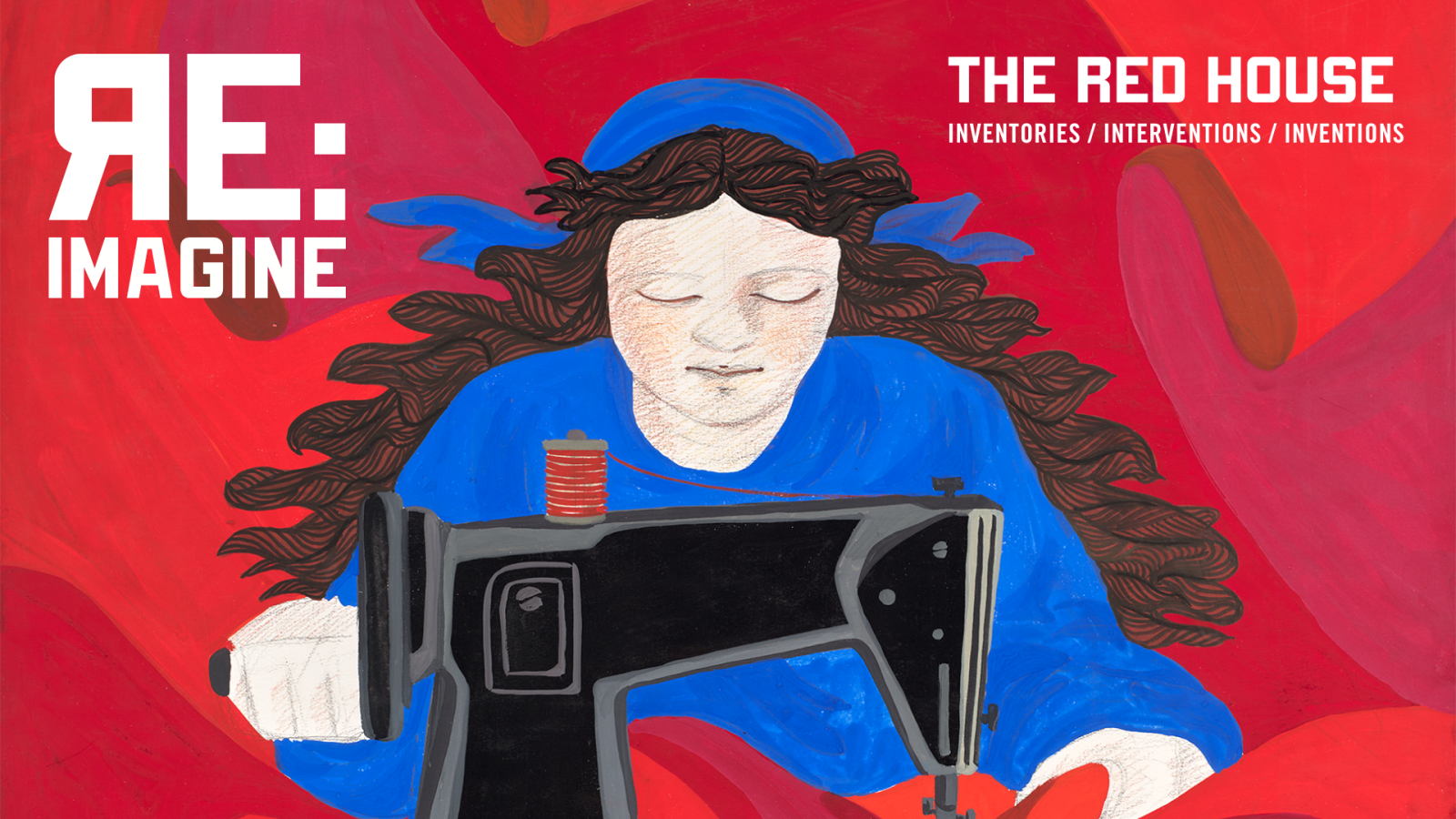 7. Berliner Herbstsalon im GORKI, © Foto: Gülsün Karamustafa, 1st of May 1977 (1977), Poster for 7th Berliner Herbstsalon RE:IMAGINE: THE RED HOUSE, curated by Shermin Langhoff, Maxim Gorki Theater. Courtesy of Museum of Modern Art in Warsaw