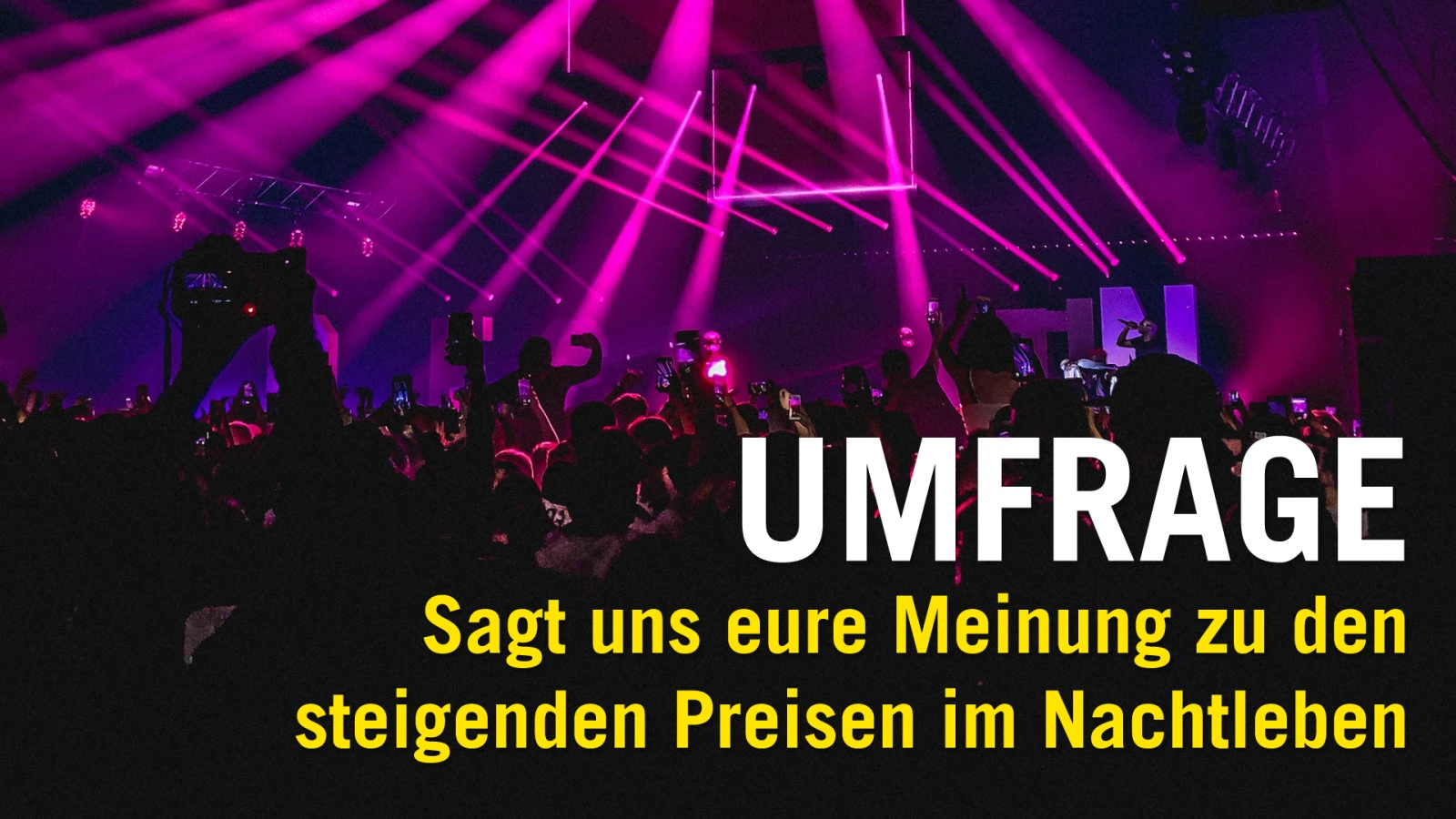 Steigende Preise für Club- und Konzertbesuche | FluxFM Umfrage Steigende Preise für Club- und Konzertbesuche | FluxFM Umfrage