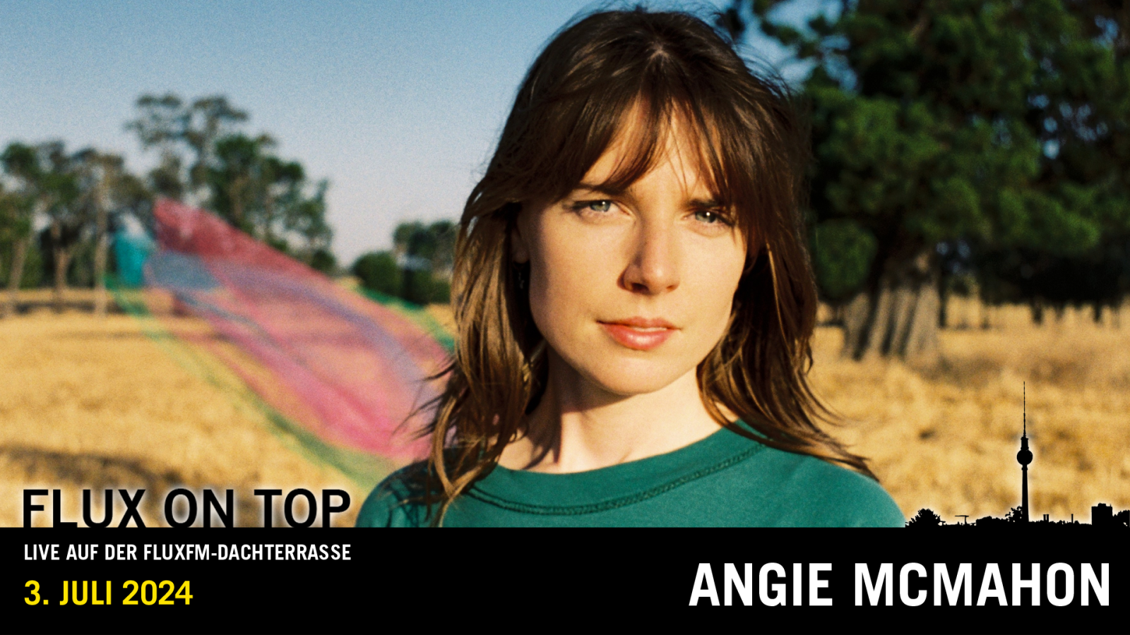 Angie McMahon LIVE bei Flux On Top #2 am 3. Juli 2024, © FluxFM
