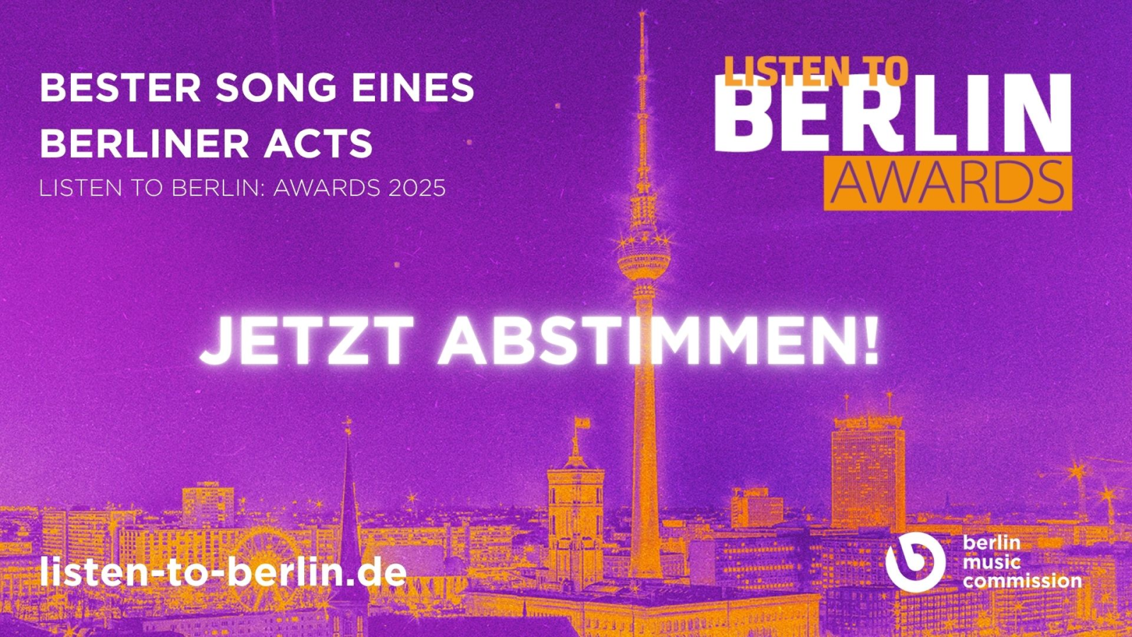 LISTEN TO BERLIN: AWARDS 2025, © Listen To Berlin