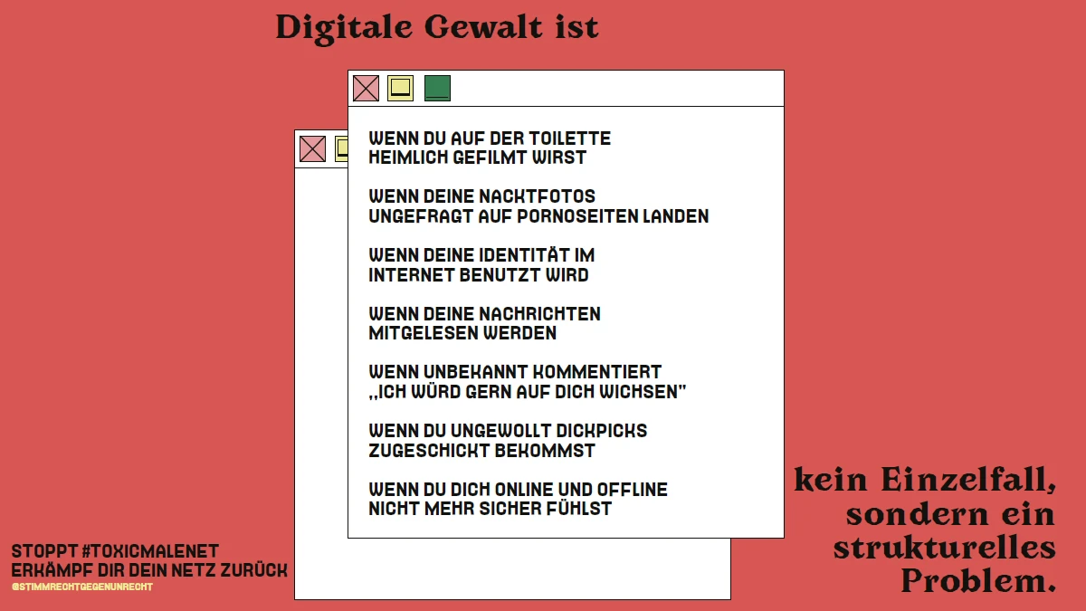 #ToxicMaleNet – Erkämpf dir dein Netz zurück #ToxicMaleNet – Erkämpf dir dein Netz zurück