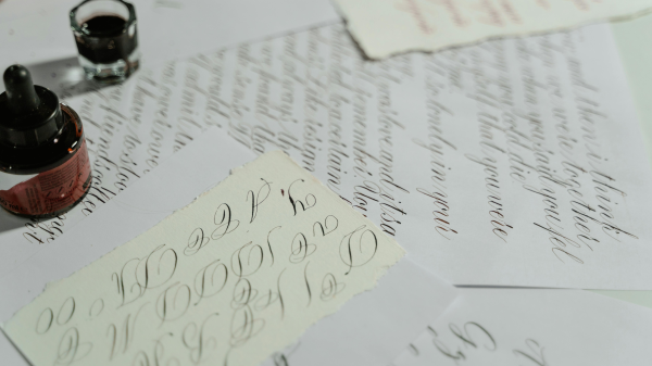 Ein Farbspiel mit Schwung: Kalligrafin Jeannine Platz | Podcast , © MART  PRODUCTION