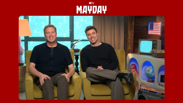 "Mayday": Buddy-Action a la 1980er | Jonathan Goldstein & John Francis Daley im Interview , © Ron Stoklas / FluxFM / Apple TV "Mayday": Buddy-Action a la 1980er | Jonathan Goldstein & John Francis Daley im Interview , © Ron Stoklas / FluxFM / Apple TV