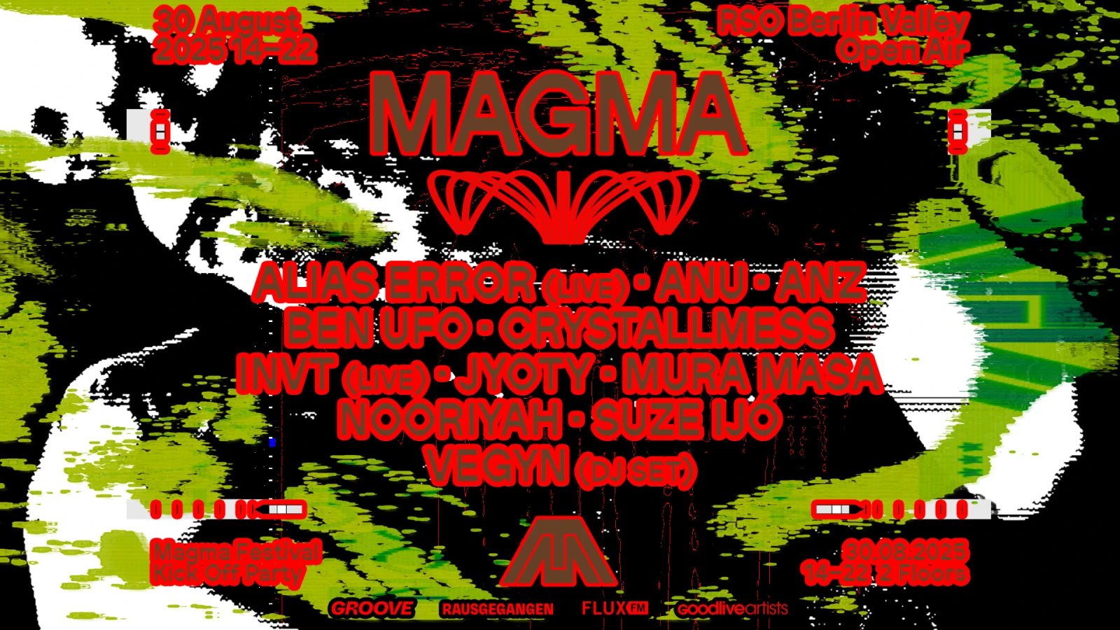 MAGMA mit u.a. Mura Masa, Veygn, Jyoty uvm. | Konzerte, © via Goodlive Artists MAGMA mit u.a. Mura Masa, Veygn, Jyoty uvm. | Konzerte, © via Goodlive Artists