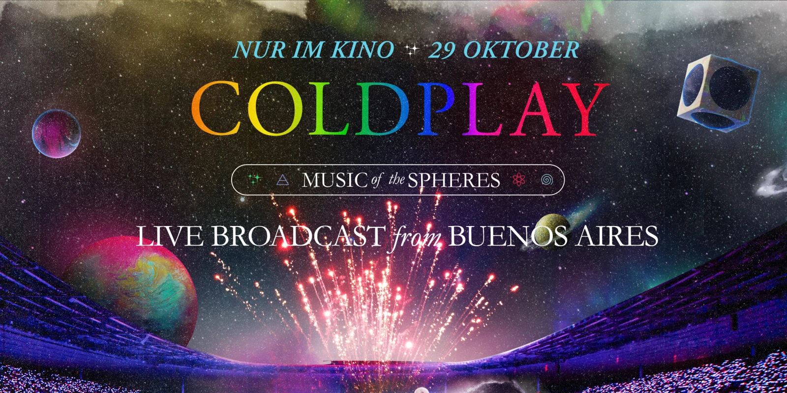 Ticketverlosung für Coldplay Live Broadcast aus Buenos Aires Ticketverlosung für Coldplay Live Broadcast aus Buenos Aires