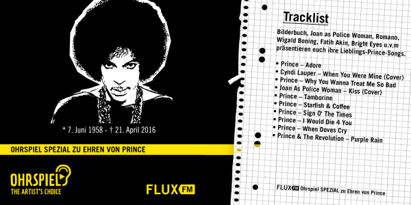 Das Ohrspiel Spezial zu Prince ab 20Uhr