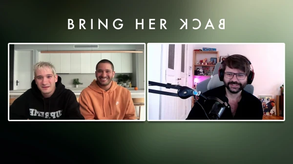 Danny & Michael Philippou über Sally Hawkins: "Sofort begeistert" | Interview zu "Bring Her Back", © FluxFM / Ron Stoklas Danny & Michael Philippou über Sally Hawkins: "Sofort begeistert" | Interview zu "Bring Her Back", © FluxFM / Ron Stoklas