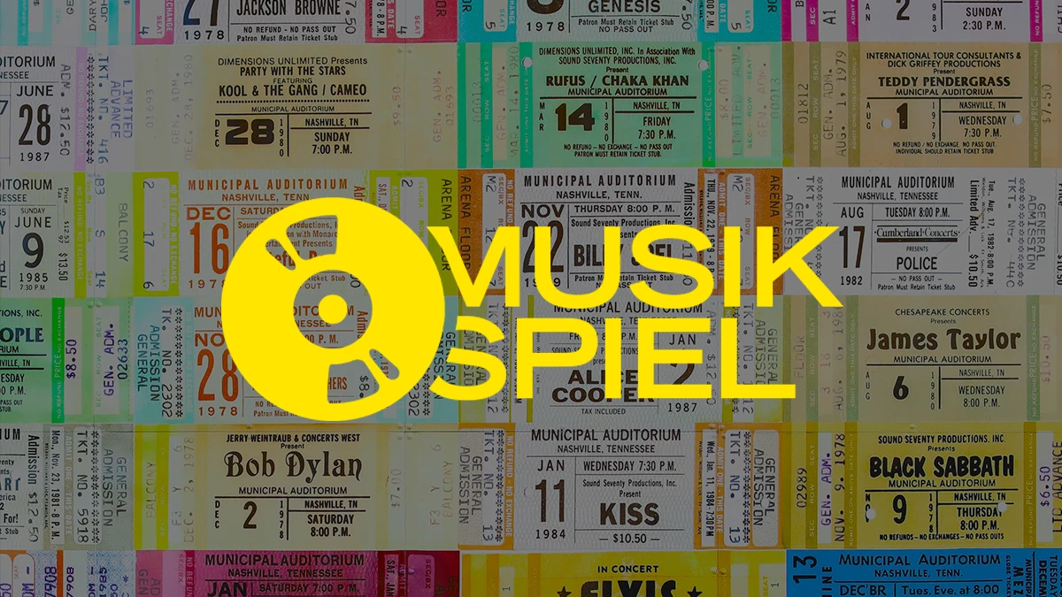 Wir suchen eure Songs zum Thema "Konzerttickets" | Musikspiel Wir suchen eure Songs zum Thema "Konzerttickets" | Musikspiel