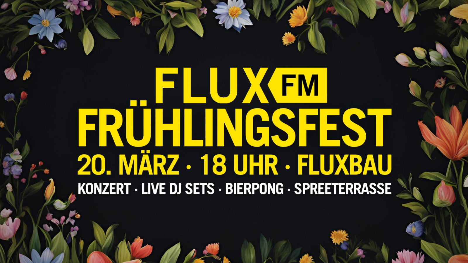 FluxFM Frühlingsfest | Seid dabei!, © FluxFM