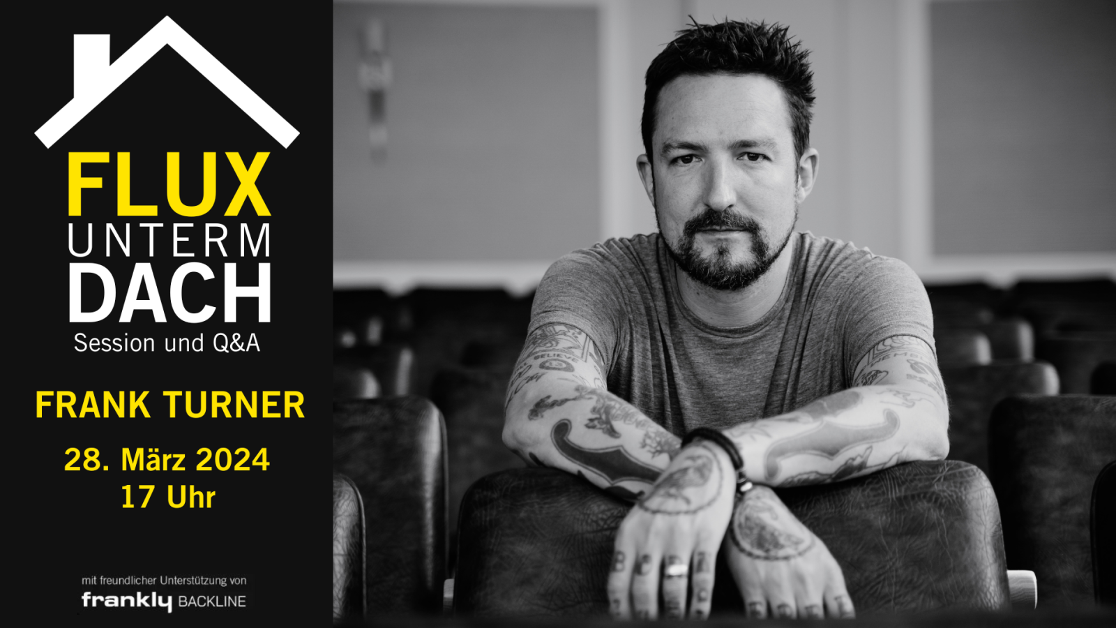 Flux Unterm Dach mit Frank Turner ON DEMAND | Session und Q&A, © Shannon Shumaker