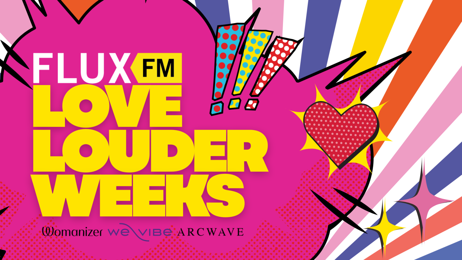 LOVE LOUDER WEEKS auf FluxFM mit WOMANIZER, © FluxFM