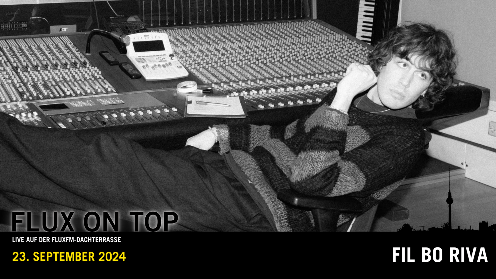 Fil Bo Riva LIVE bei Flux On Top #4 am 23. September 2024, © Universal Music