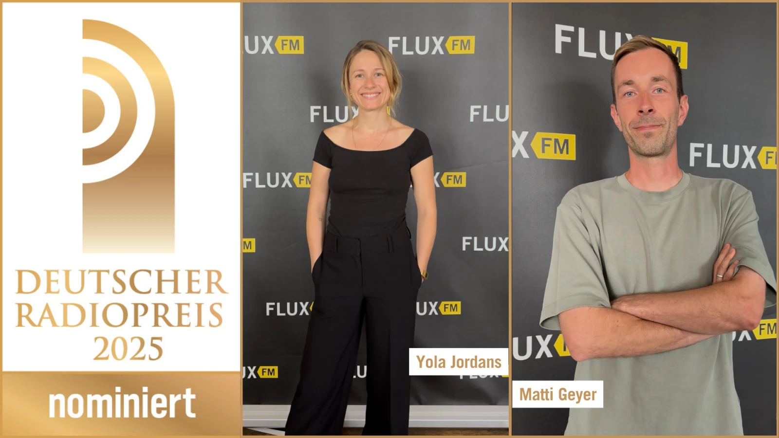 Doppelt nominiert für den Deutschen Radiopreis, © FluxFM Doppelt nominiert für den Deutschen Radiopreis, © FluxFM