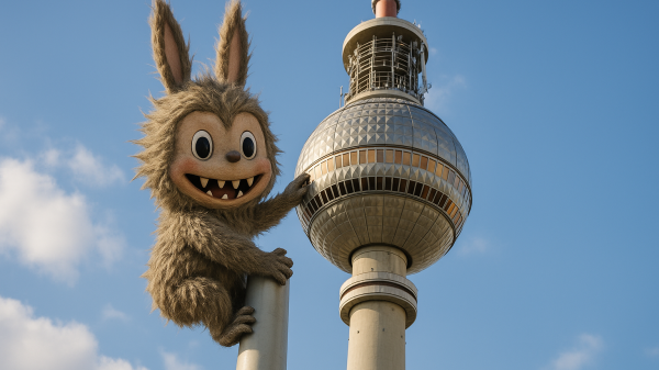 Plötzlich überall: Der Labubu-Hype erklärt | Beitrag  , © generiert mit dem KI-Bildgenerator von ChatGPT (OpenAI, 2025)