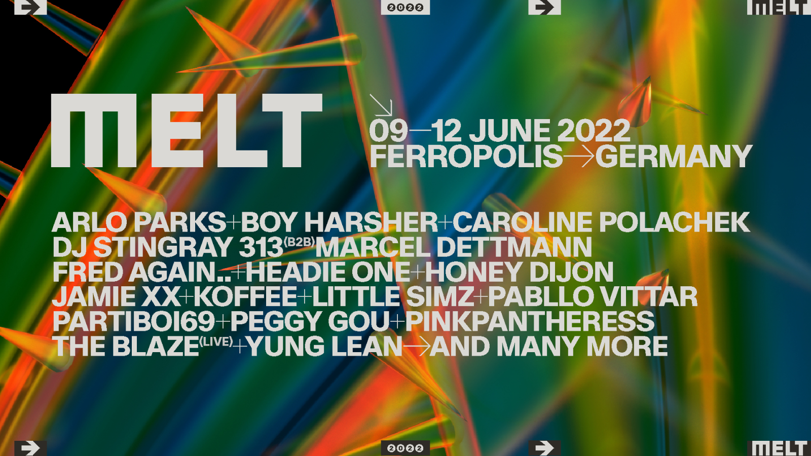 Melt! Festival 2022: 09. bis 12. Juni in Ferropolis