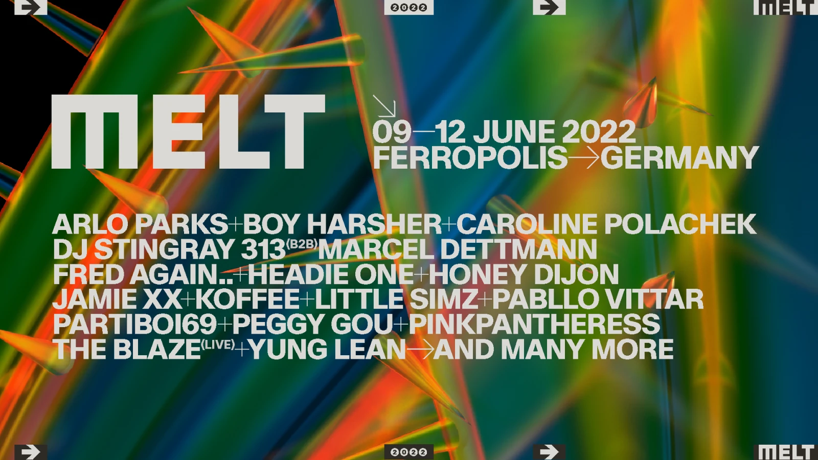 Melt! Festival 2022: 09. bis 12. Juni in Ferropolis Melt! Festival 2022: 09. bis 12. Juni in Ferropolis