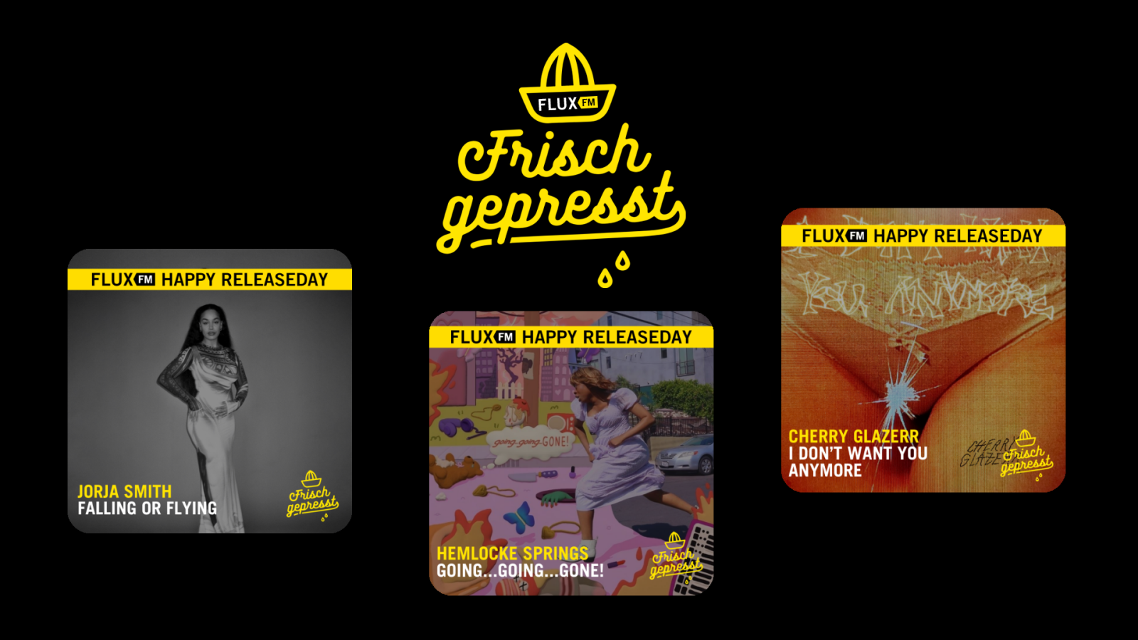 Frisch gepresst - mit Jorja Smith, Hemlocke Springs und Cherry Glazerr