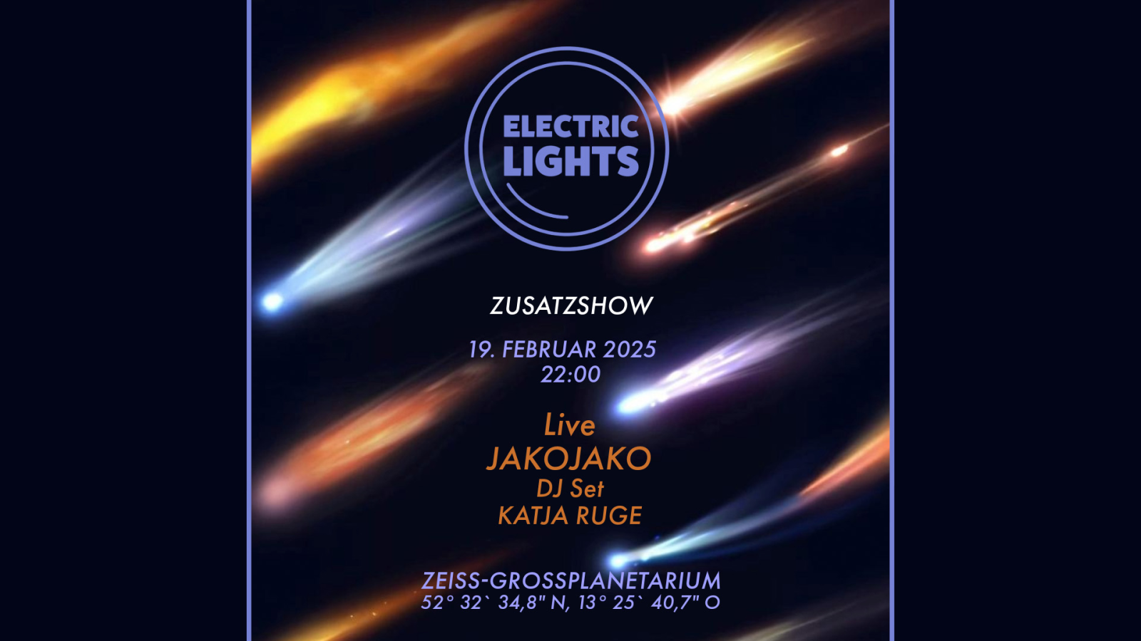 Electric Lights – Women in Electronic Music (VOL.1) | Zeiss-Großplanetarium (Zusatzshow), © Electric Lights