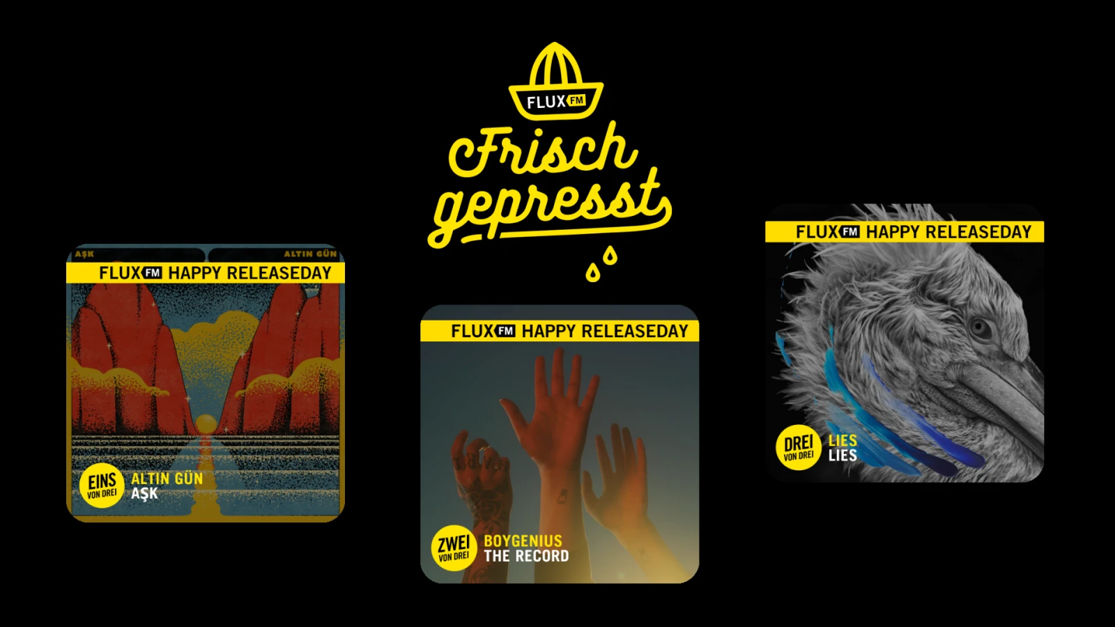 Frisch gepresst - mit Altin Gün, boygenius und Lies Frisch gepresst - mit Altin Gün, boygenius und Lies