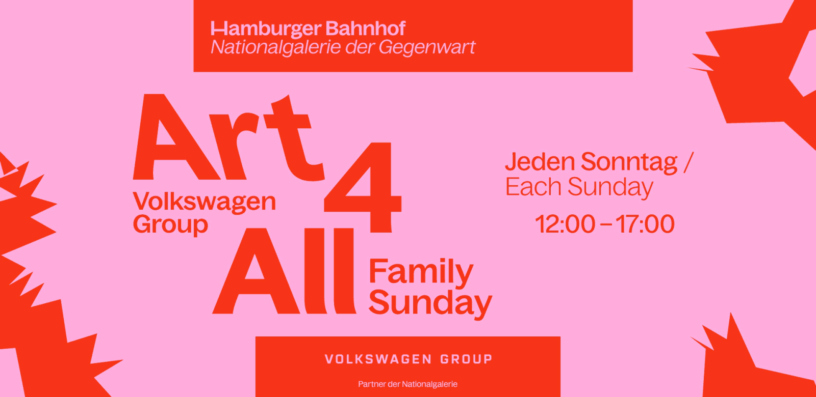 Volkswagen Group Art4All Family Sunday im Hamburger Bahnhof, © Volkswagen Group Art4All Family Sunday