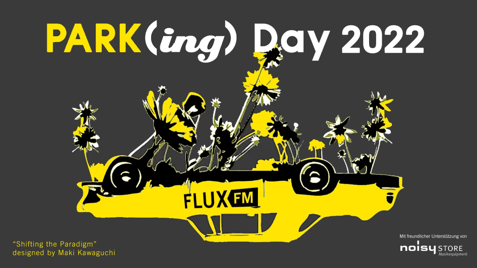 FluxFM x PARKingDay 2022 am 16. September FluxFM x PARKingDay 2022 am 16. September