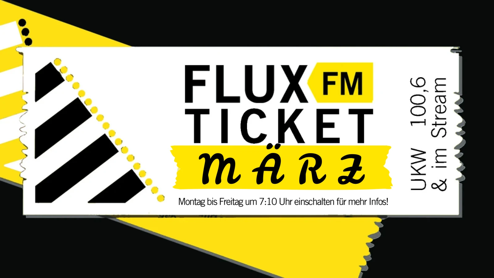 FluxFM Ticketmärz 2026 | Tickets for free!, © FluxFM FluxFM Ticketmärz 2026 | Tickets for free!, © FluxFM