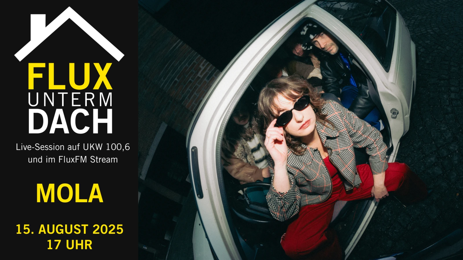 Flux Unterm Dach mit Mola | Live-Session, © Photo: Deza Realdy Flux Unterm Dach mit Mola | Live-Session, © Photo: Deza Realdy