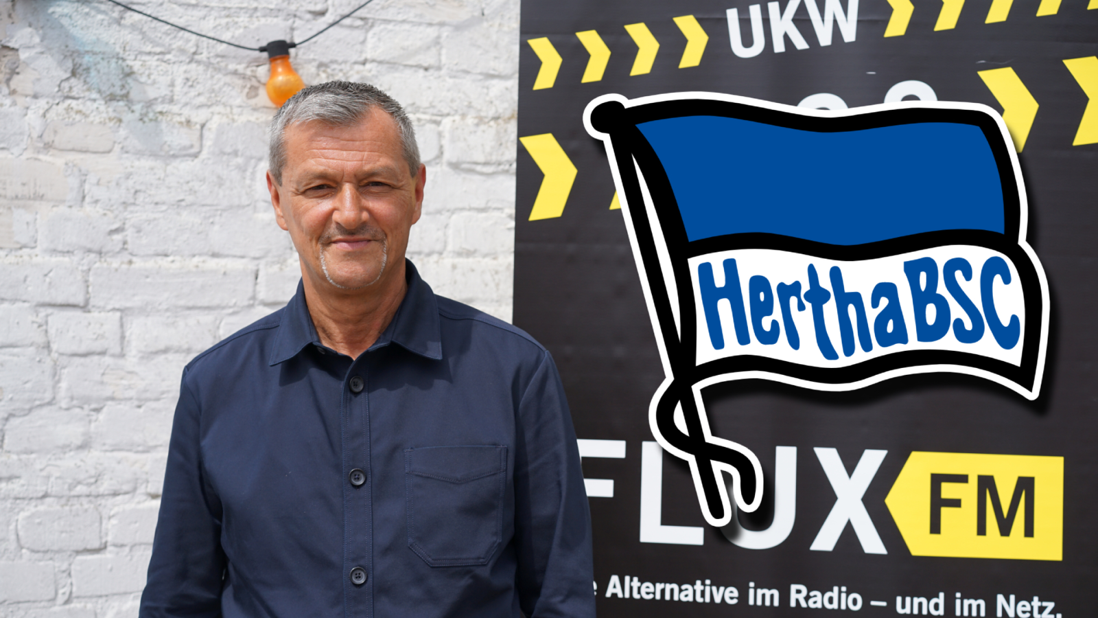 Frank Schurmann vom Vereinsarchiv von Hertha BSC | Interview, © Constanze Kaul / FluxFM