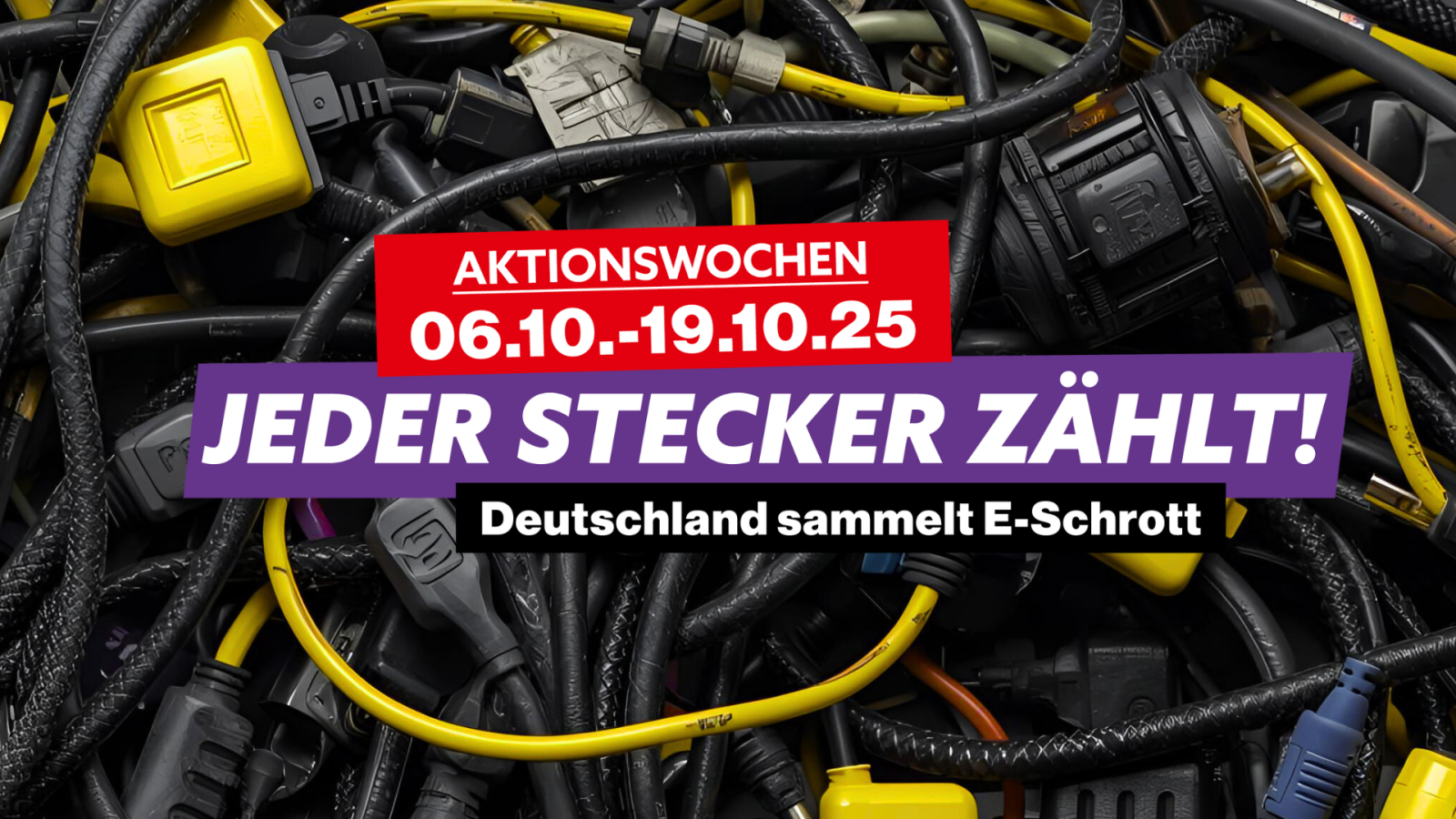 JEDER STECKER ZÄHLT - Deutschland sammelt E-Schrott, © FluxFM