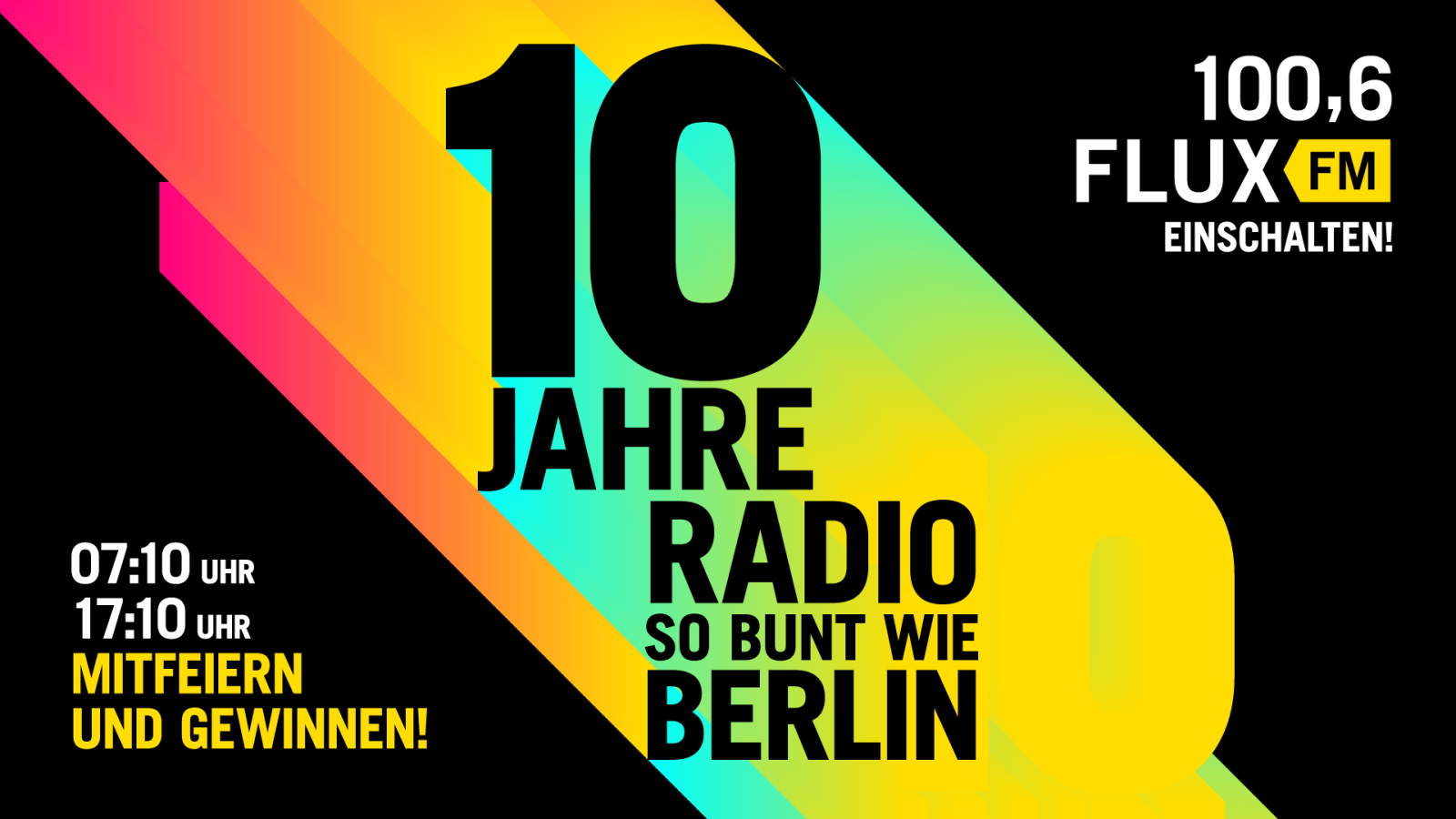 Feiert mit uns 10 Jahre FluxFM!