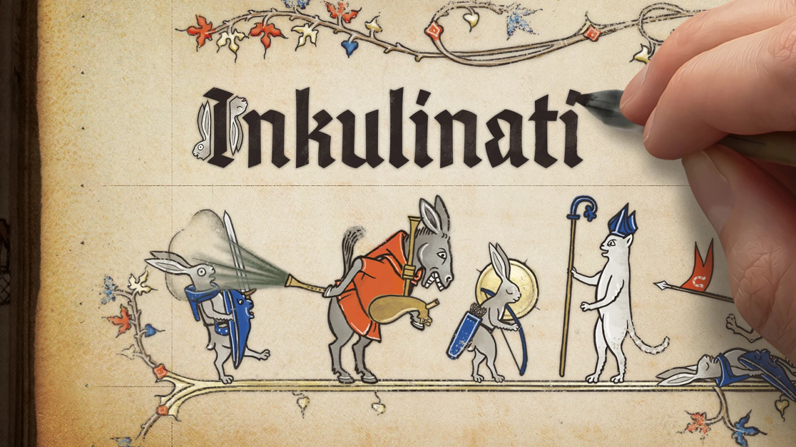 Von furzenden Eseln und Ritter-Kaninchen - Inkulinati im Test | Daddeltipp, © Yaza Games Von furzenden Eseln und Ritter-Kaninchen - Inkulinati im Test | Daddeltipp, © Yaza Games