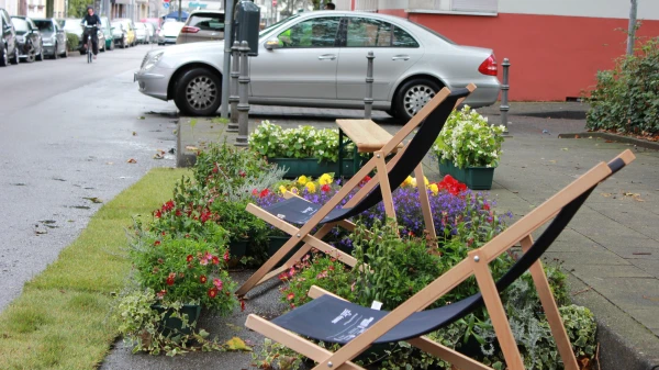 Verkehrsclub Deutschland zum PARKing Day 2022 | Interview, © Ole Kamm Verkehrsclub Deutschland zum PARKing Day 2022 | Interview, © Ole Kamm