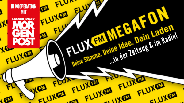 Das Megafon von FluxFM und MOPO