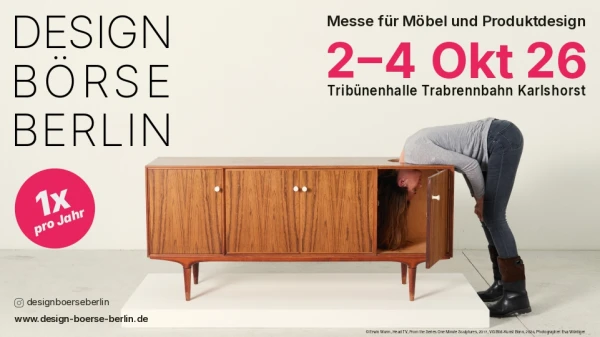 Designbörse Berlin 2026 - Messe für Möbel und Produktdesign, © Designbörse Berlin Designbörse Berlin 2026 - Messe für Möbel und Produktdesign, © Designbörse Berlin