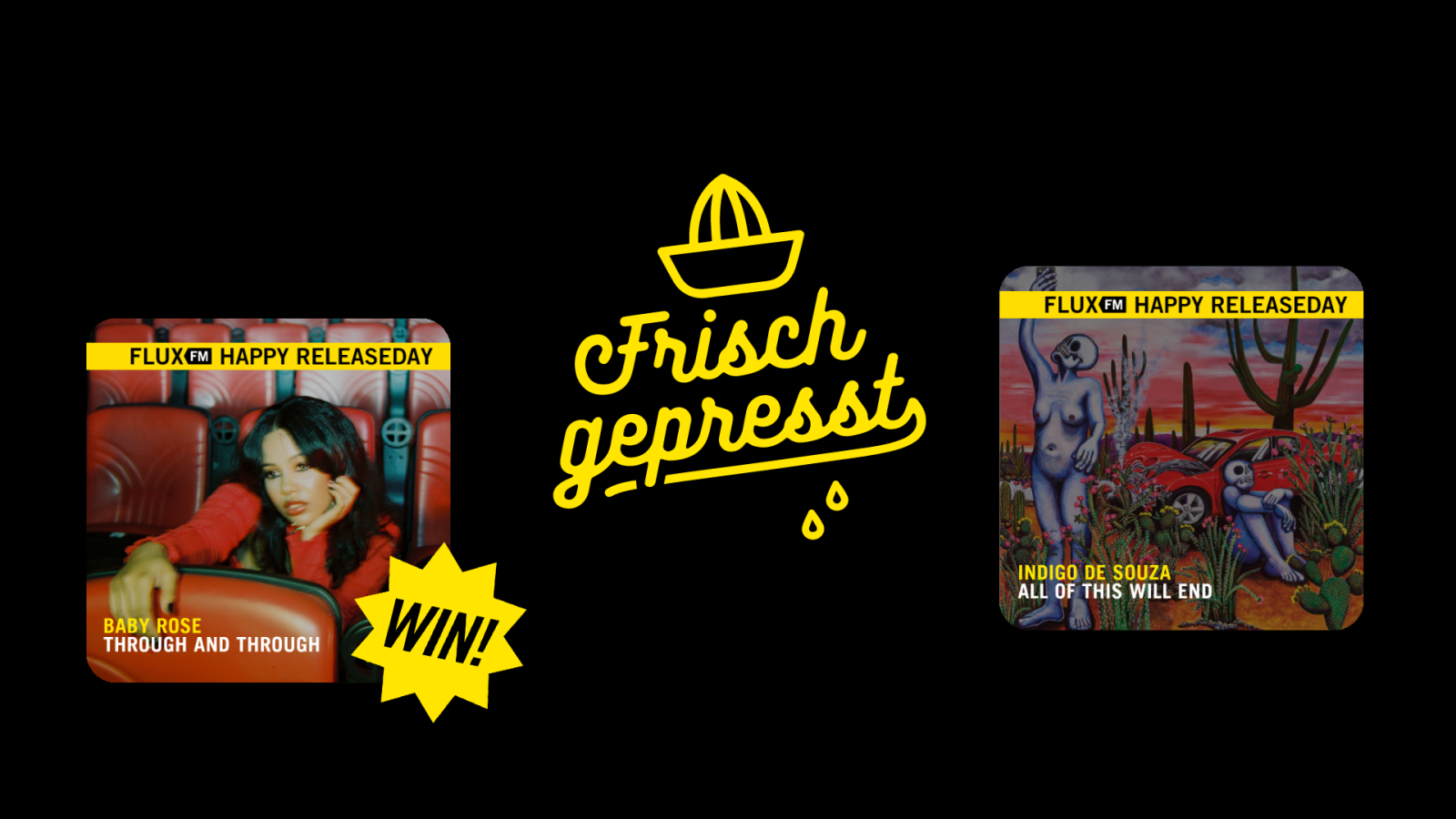 Frisch gepresst - mit Baby Rose und Indigo De Souza, © fluxfm