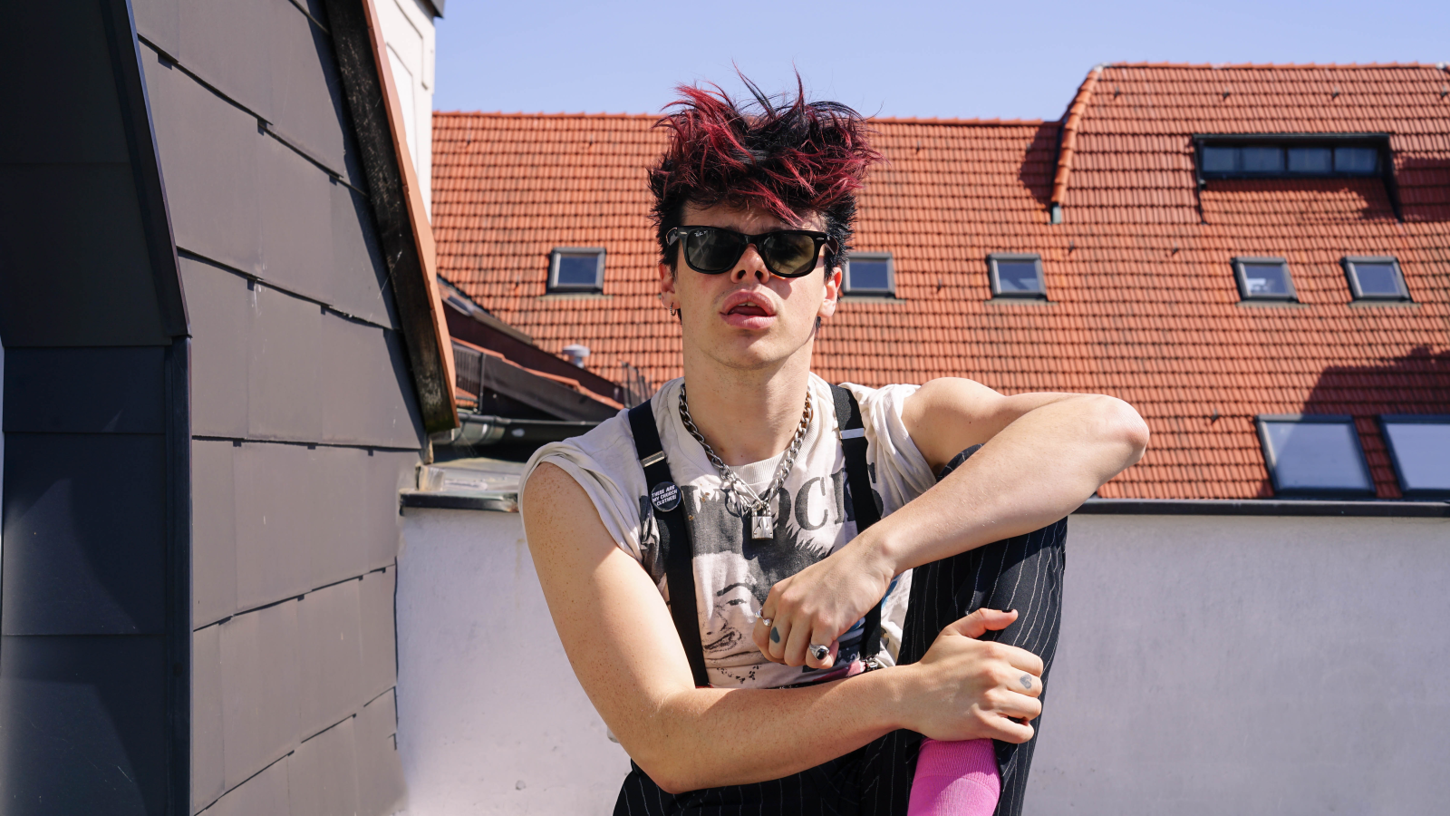 YUNGBLUD und seine Lieblingssongs! Im FluxFM Ohrspiel erfahrt ihr, was der britische Musiker privat hört, © Constanze Kaul
