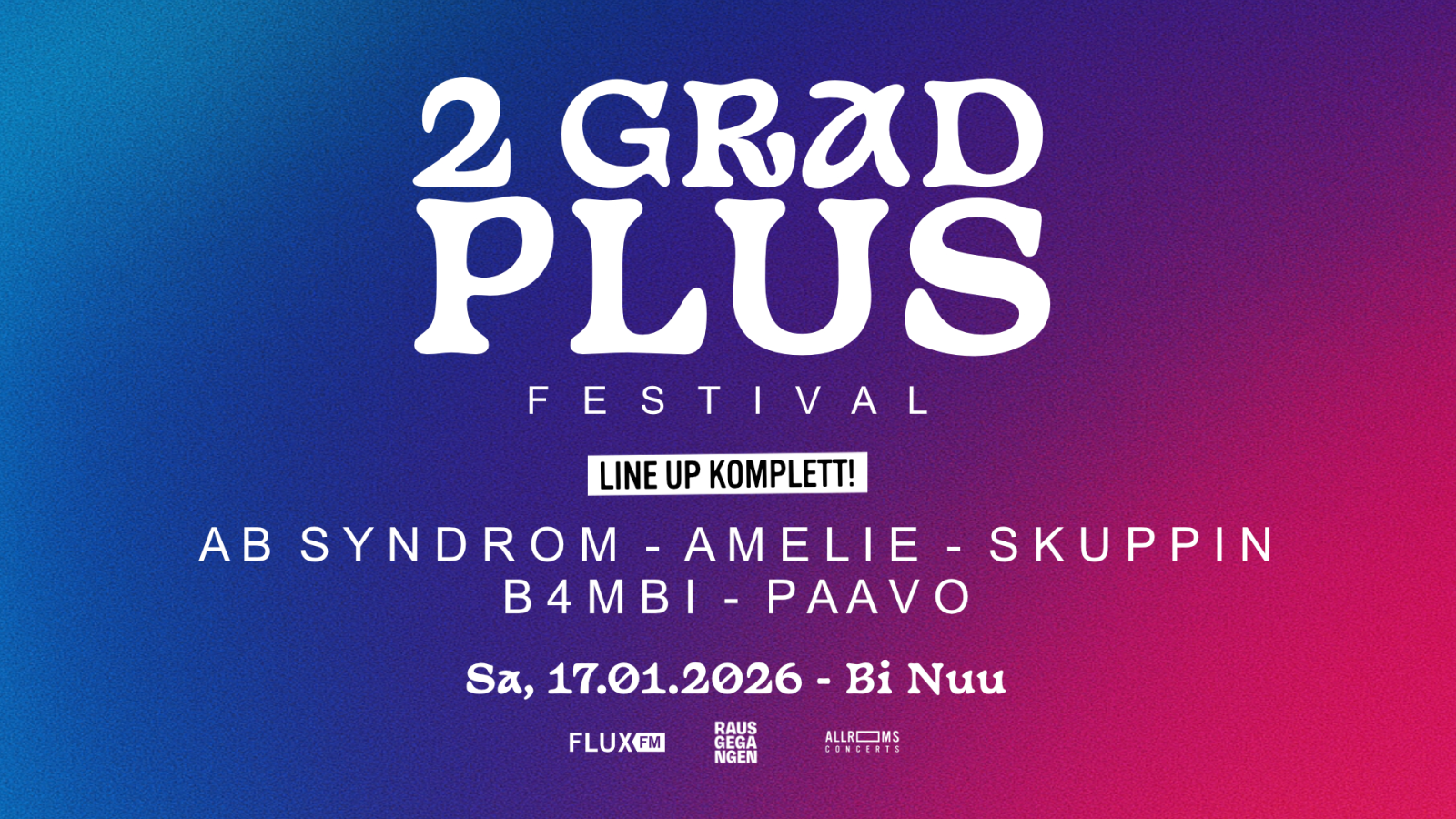 2 GRAD PLUS | Festival