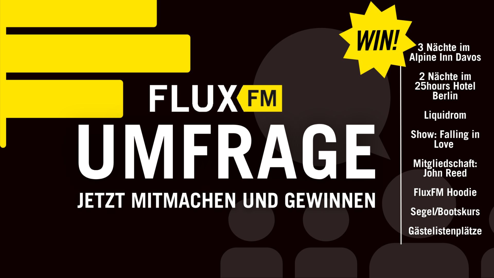FluxFM Umfrage | Mitmachen & Gewinnen!, © FluxFM