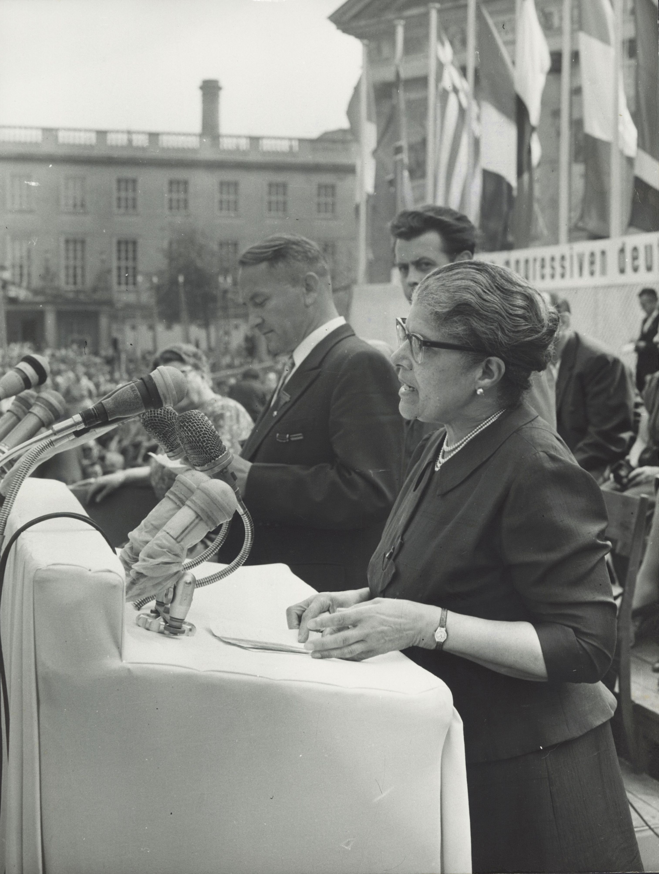© Akademie der Künste, Berlin, Paul-Robeson-Archiv; Foto: Erich Zühlsdorf und Horst Sturm / Zentralbild