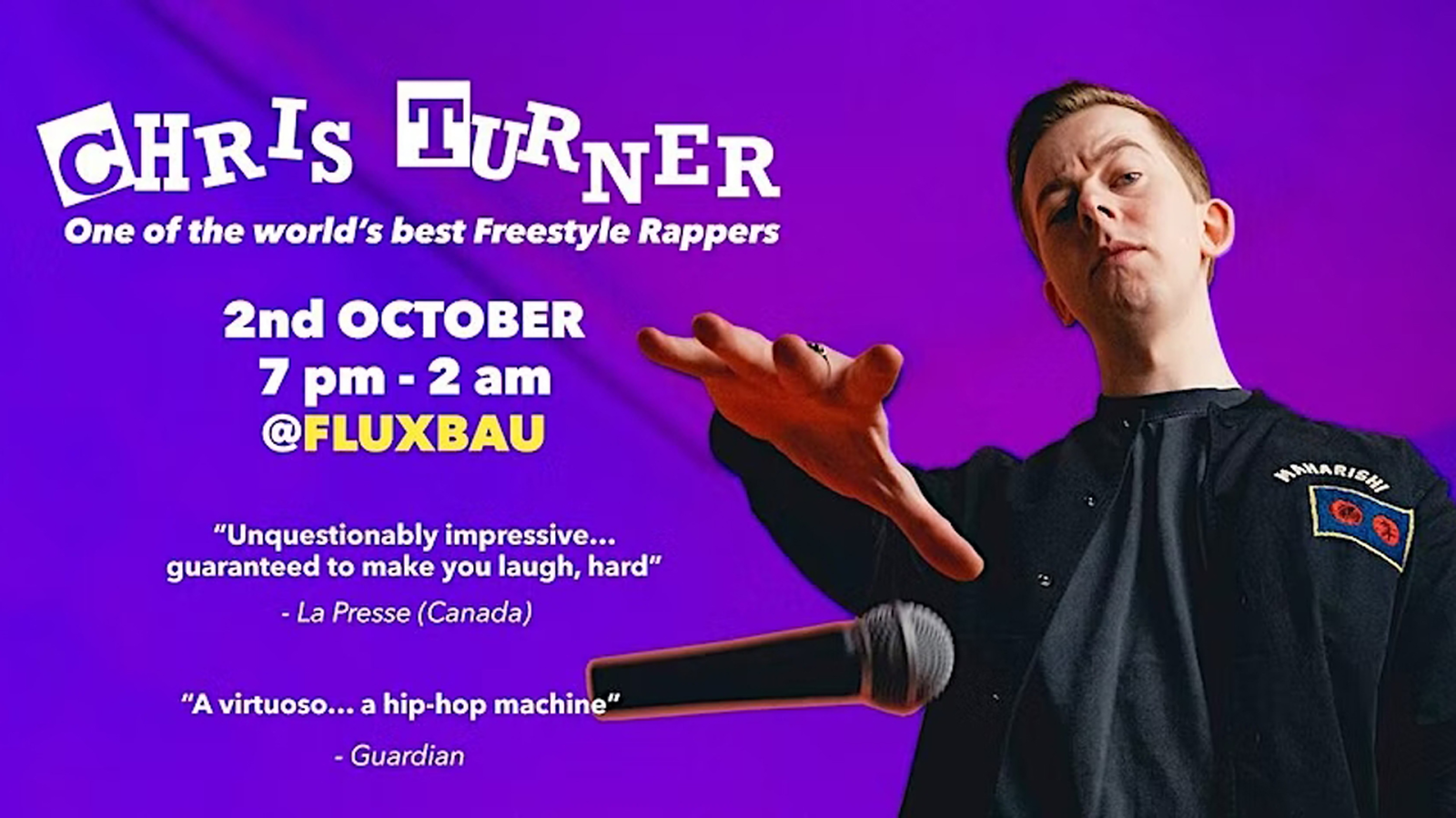 Chris Turner at FluxBau